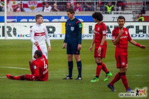 Der VfB trat heute wieder zu nett auf. © Bild: VfB-Bilder.de