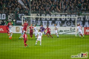 Der VfB scheiterte mit seinen Angriffen immer wieder an der Fohlenabwehr. Bild: © VfB-Bilder.de