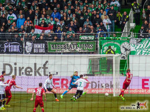 Hinten unaufmerksam, vorne einfallslos - beim VfB klappte nichts mehr. © VfB-Bilder.de