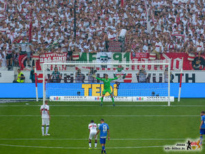 Auch dieser Torschuss findet sein Ziel nicht. Bild; © VfB-Bilder.de