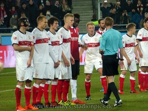 In der zweiten Halbzeit musste der VfB mehr nach hinten arbeiten. Bild: © Frankys Stadionpics