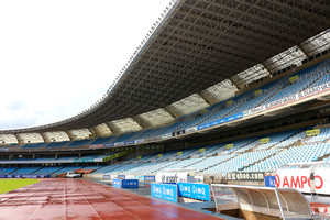 Ein Blick in das Stadion von REAL SOCIEDAD San Sebastian